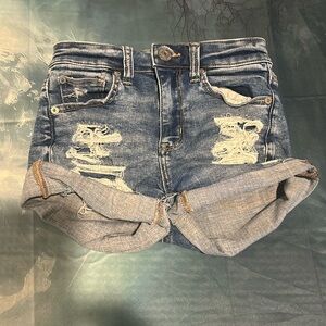American eagle ripped Jean shorts